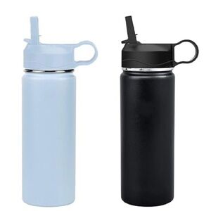 Top Souls Wide Mouth Straw Lids Compatible with Most Sports Water Bottles